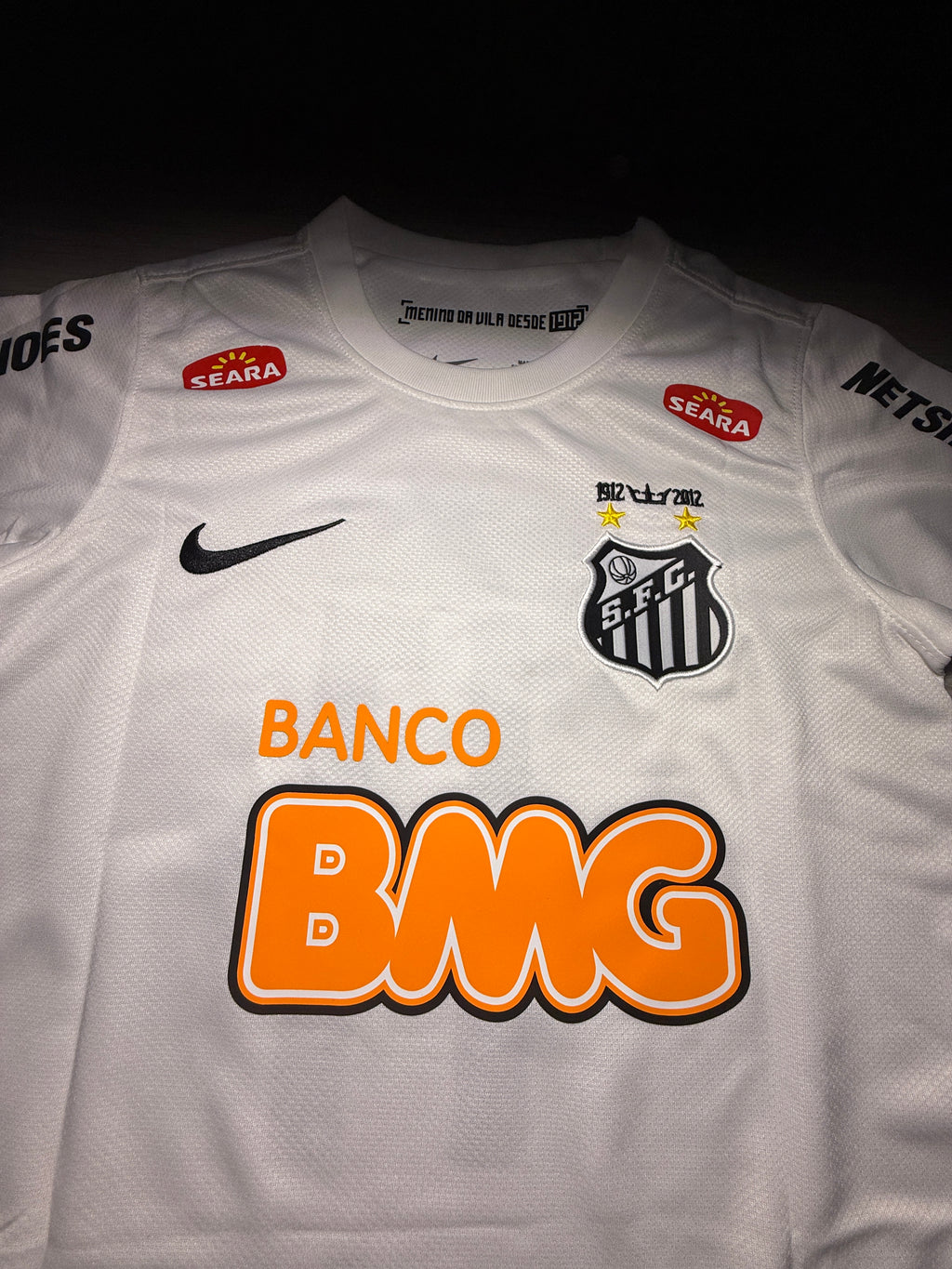 Santos FC Neymar Jr. #11 Home Jersey – Classic White Football Shirt | Retro Santos Kit