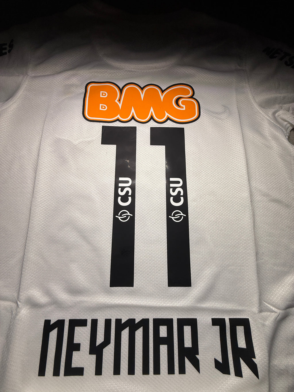 Santos FC Neymar Jr. #11 Home Jersey – Classic White Football Shirt | Retro Santos Kit