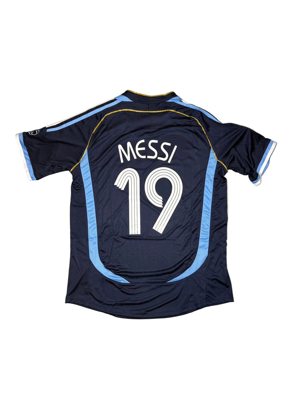 Argentina Lionel Messi #19 2006 World Cup Away Jersey – Retro Edition