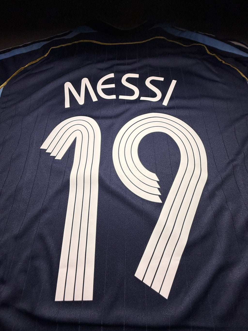 Argentina Lionel Messi #19 2006 World Cup Away Jersey – Retro Edition