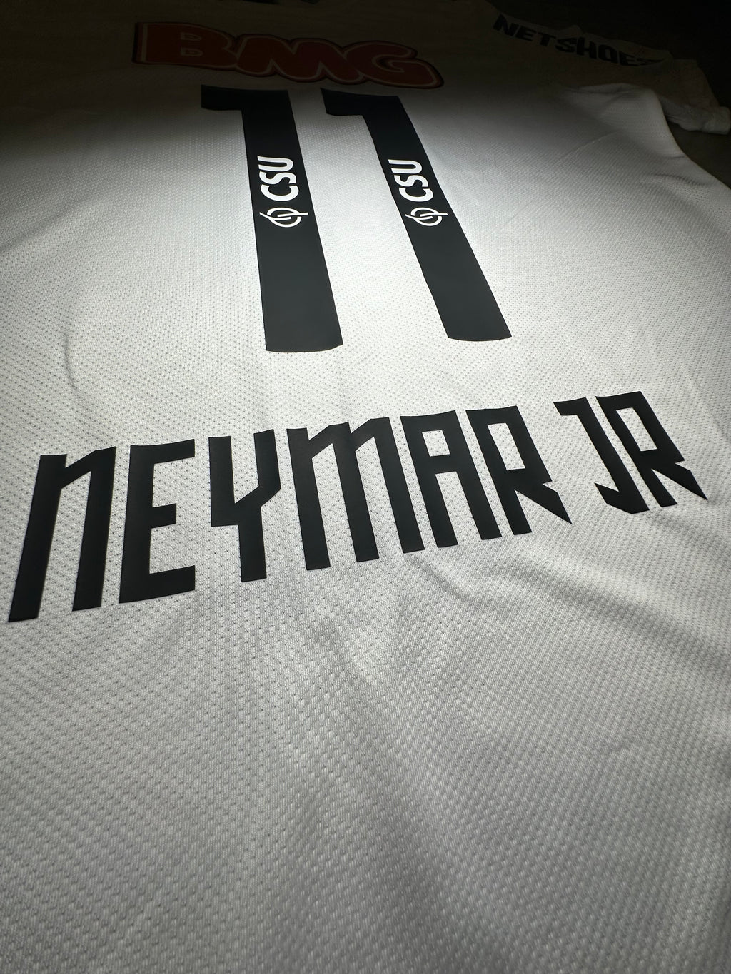 Santos FC Neymar Jr. #11 2012 Centennial Home Jersey – White