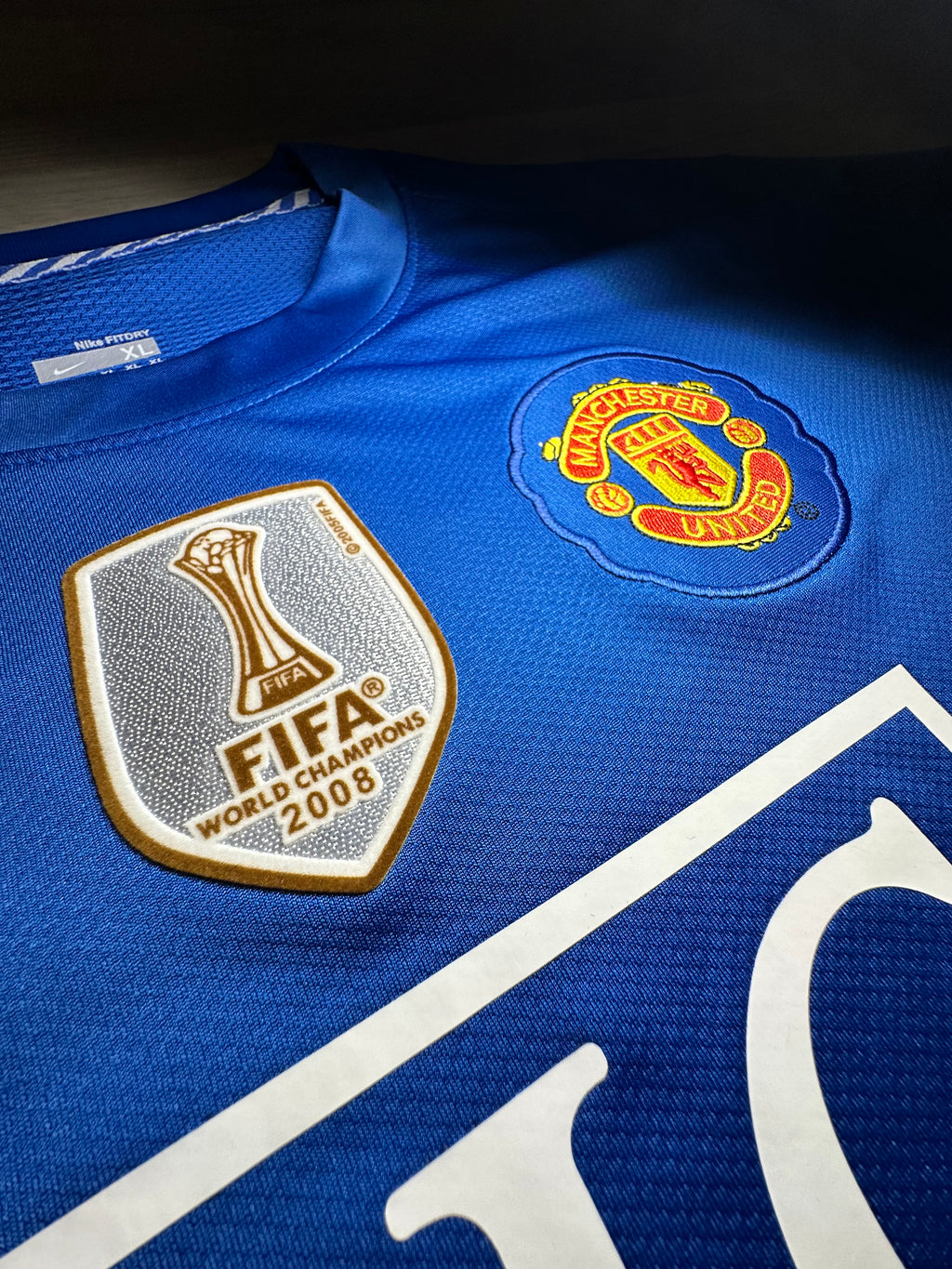 Manchester United Ronaldo #7 2008/09 Third Long Sleeve Jersey – Blue