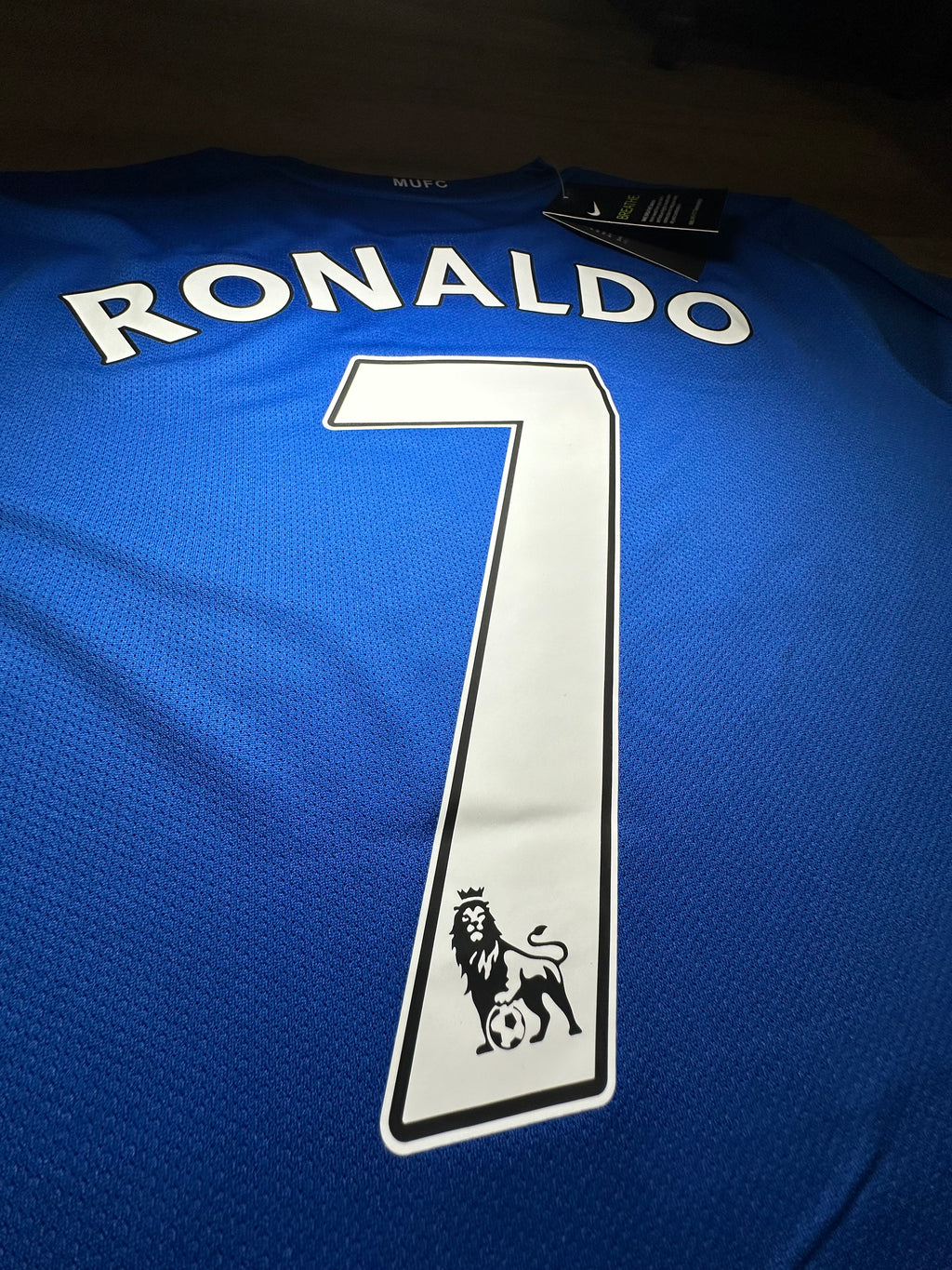 Manchester United Ronaldo #7 2008/09 Third Long Sleeve Jersey – Blue