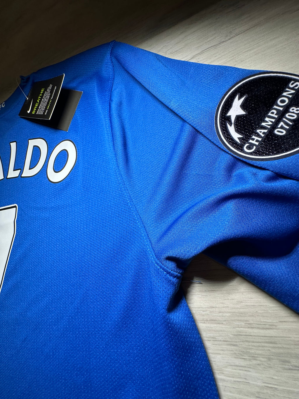 Manchester United Ronaldo #7 2008/09 Third Long Sleeve Jersey – Blue