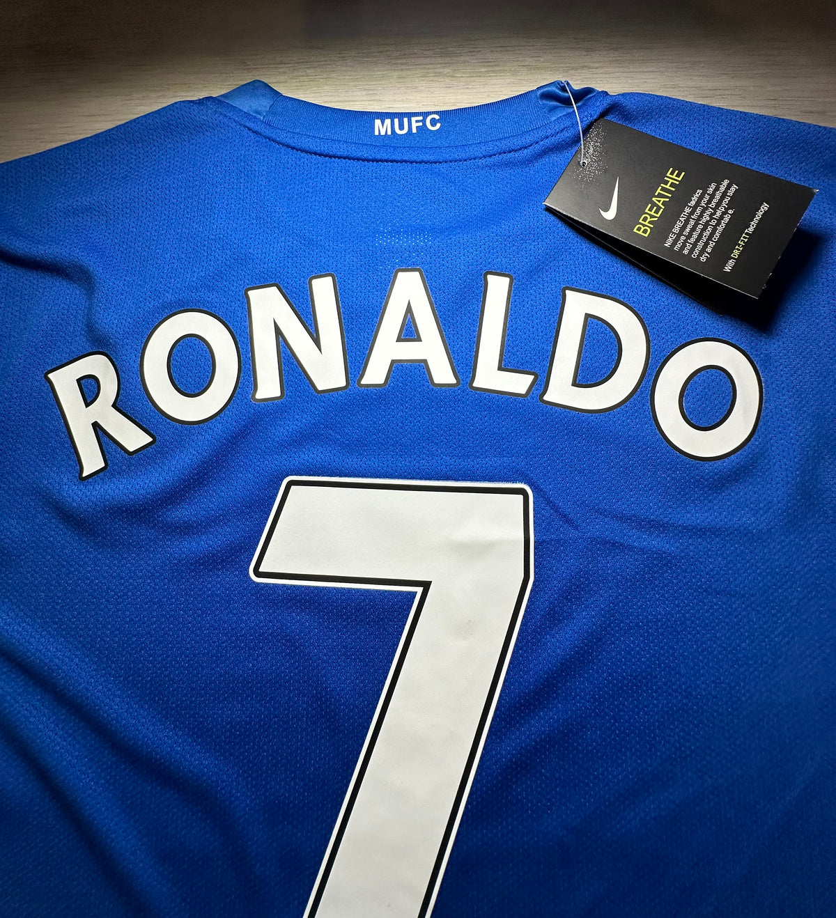 Manchester United Ronaldo #7 2008/09 Third Long Sleeve Jersey – Blue