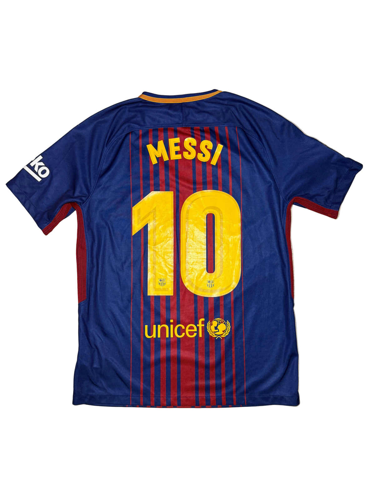 FC Barcelona Lionel Messi #10 2018/19 Home Jersey – Retro Edition