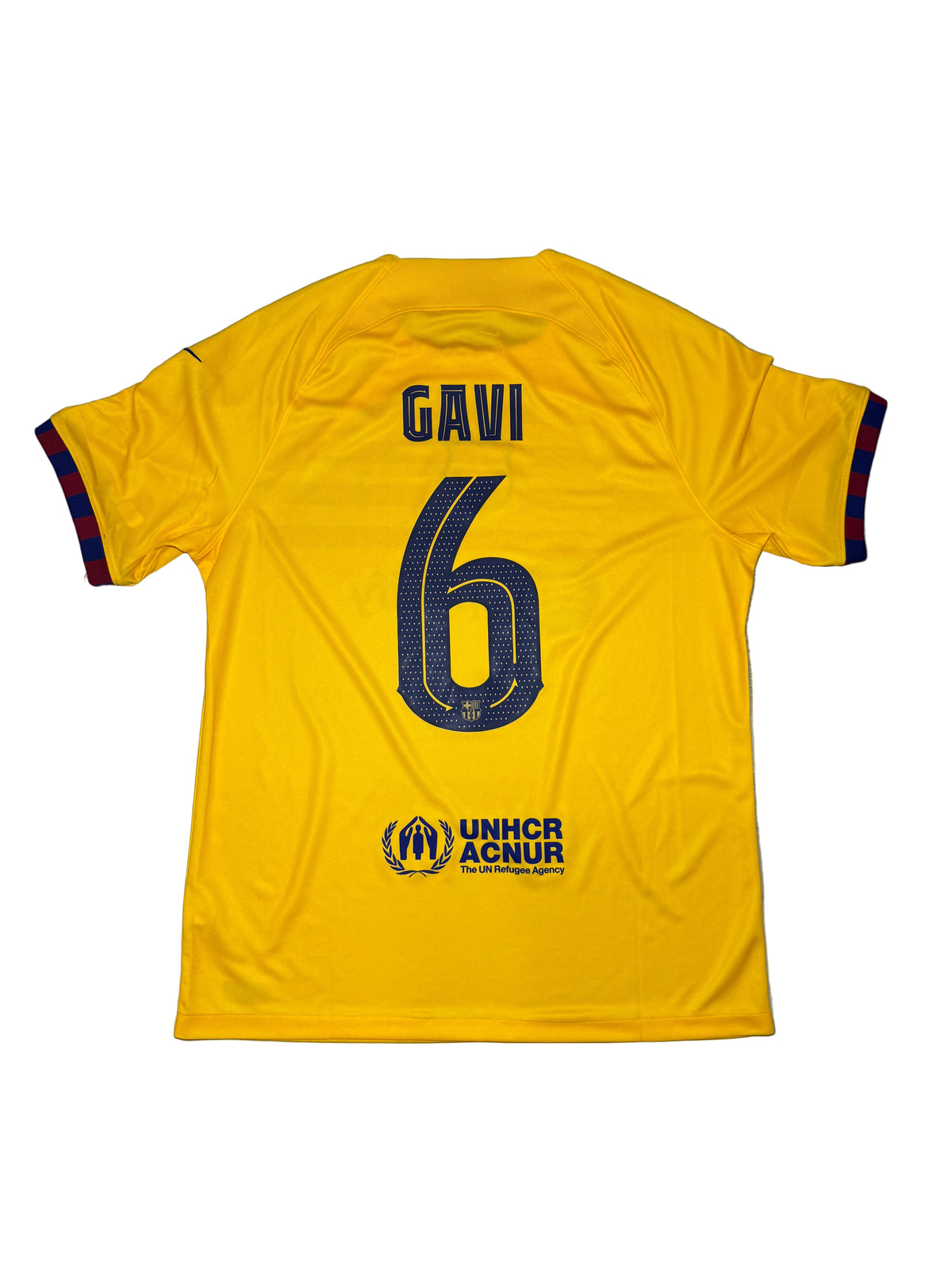 FC Barcelona Gavi #6 2025/26 Away Jersey – Yellow