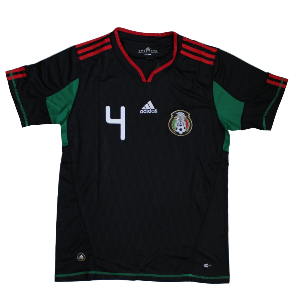 Rafael Márquez Mexico #4 Black Retro Jersey