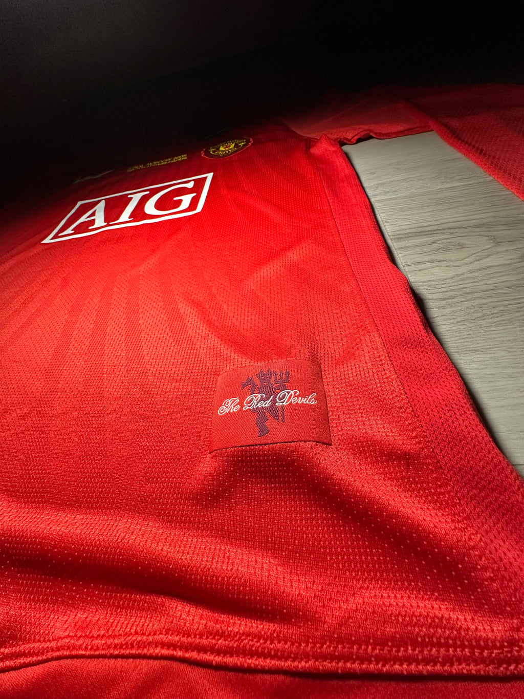 Manchester United Ronaldo #7 2008 Champions League Final Long Sleeve Jersey – Red