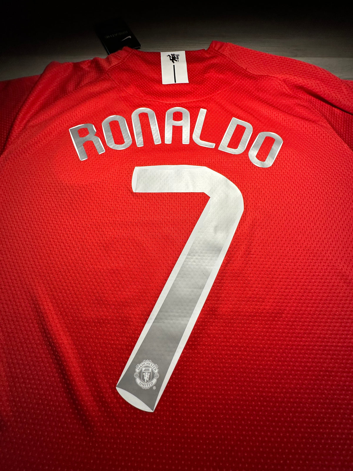 Manchester United Ronaldo #7 2008 Champions League Final Long Sleeve Jersey – Red