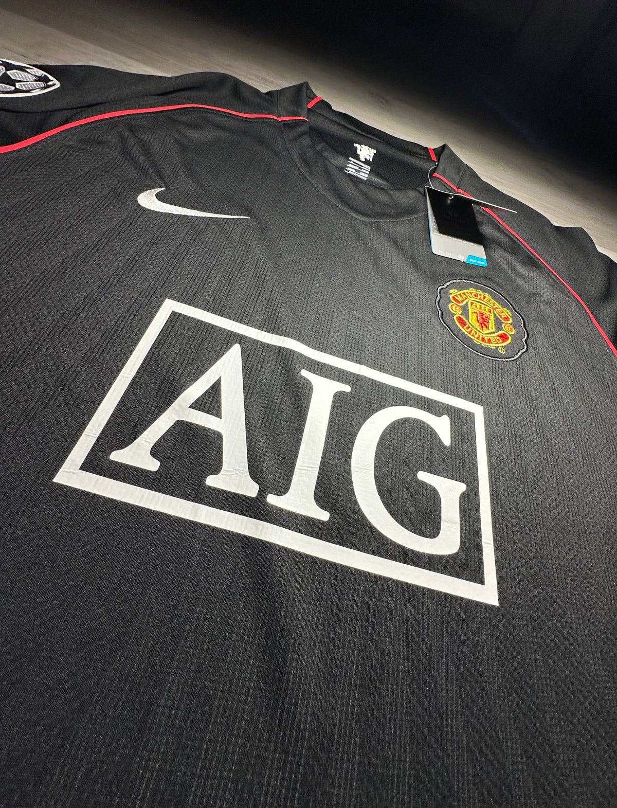 Manchester United Ronaldo #7 2007/08 Away Long Sleeve Jersey – Black