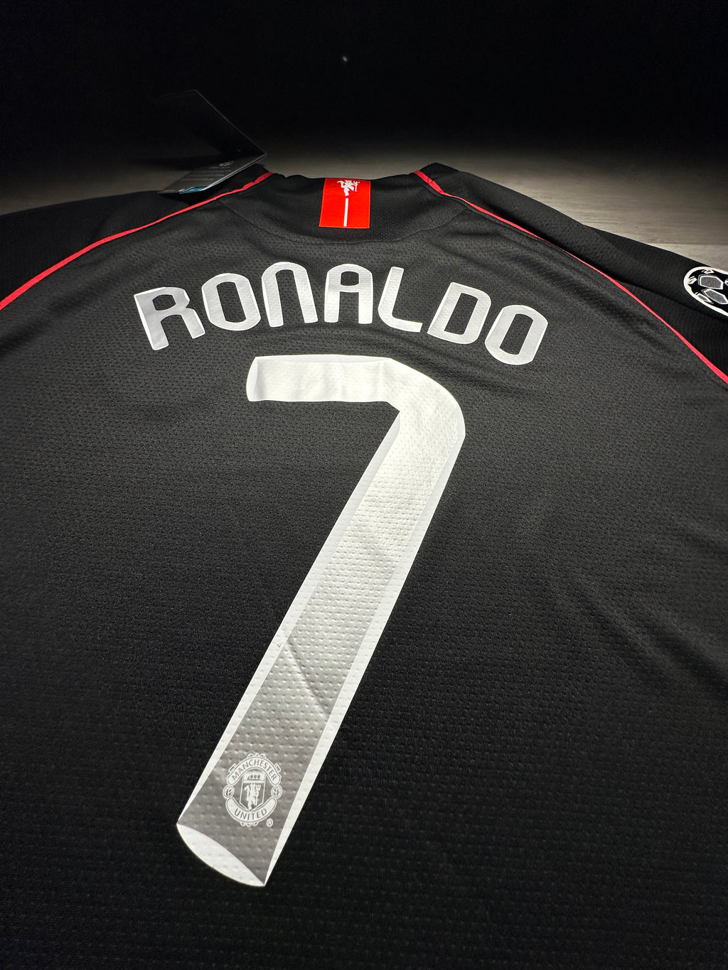 Manchester United Ronaldo #7 2007/08 Away Long Sleeve Jersey – Black