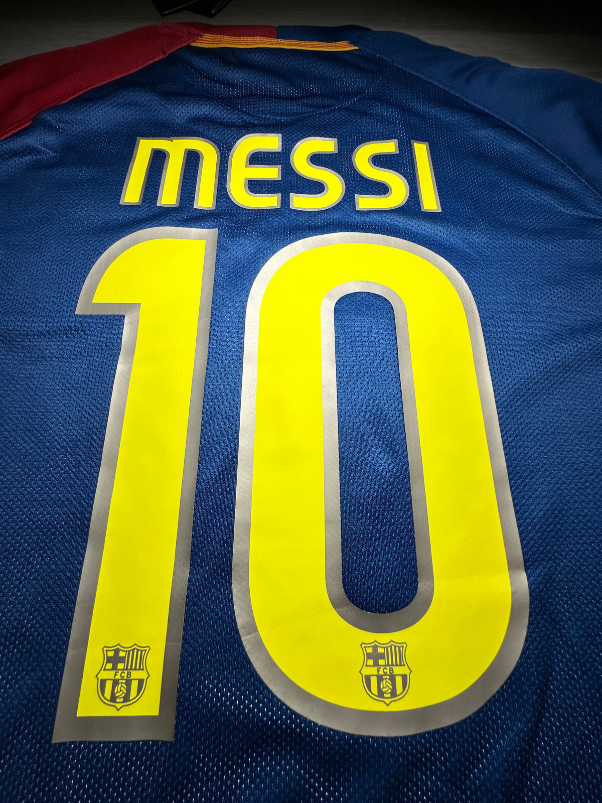 Lionel Messi Barcelona 2008/09 Champions League Final Jersey – #10