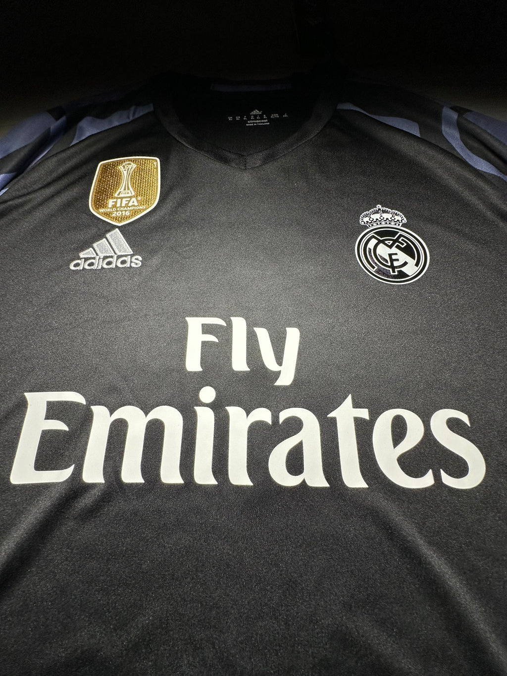 Cristiano Ronaldo Real Madrid 2016/17 Black Champions League Jersey – #7