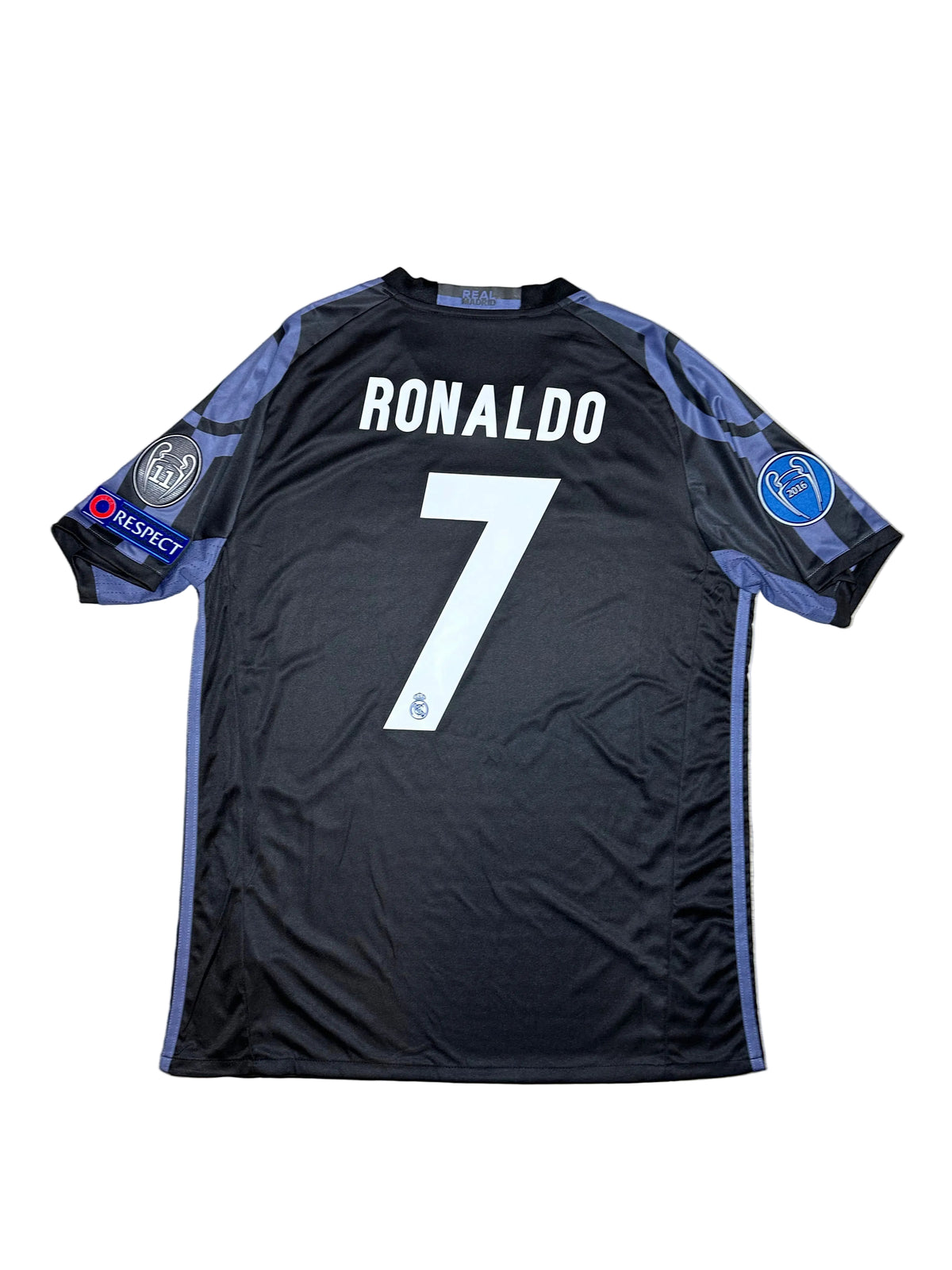 Cristiano Ronaldo Real Madrid 2016/17 Black Champions League Jersey – #7