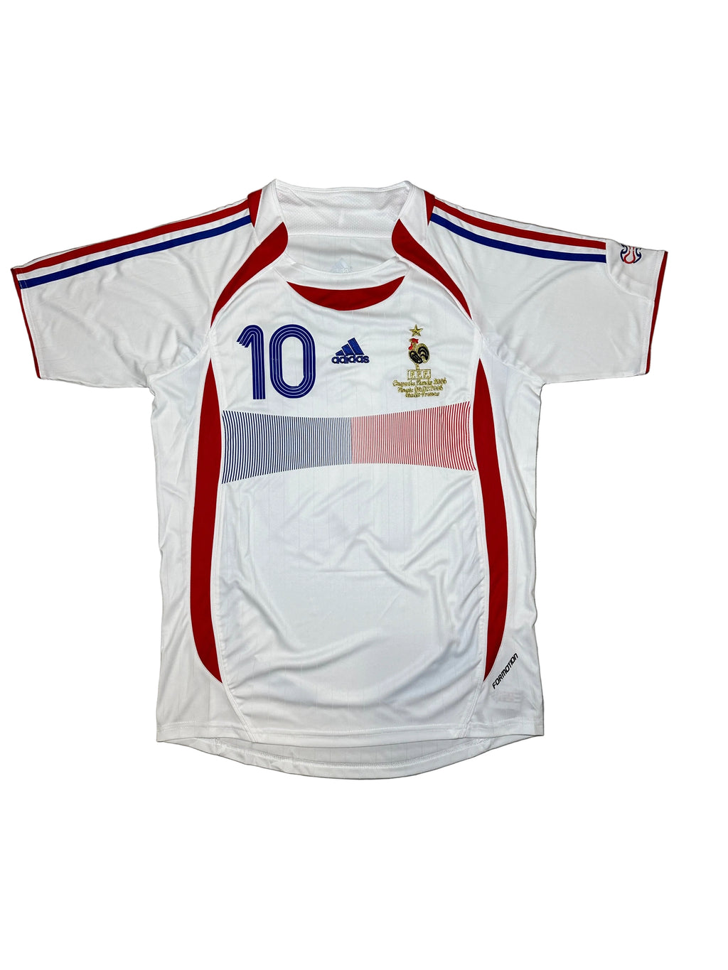 Zinedine Zidane #10 France 2006 World Cup Away Jersey – White