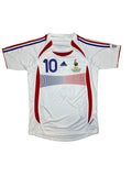 Zinedine Zidane #10 France 2006 World Cup Away Jersey – White