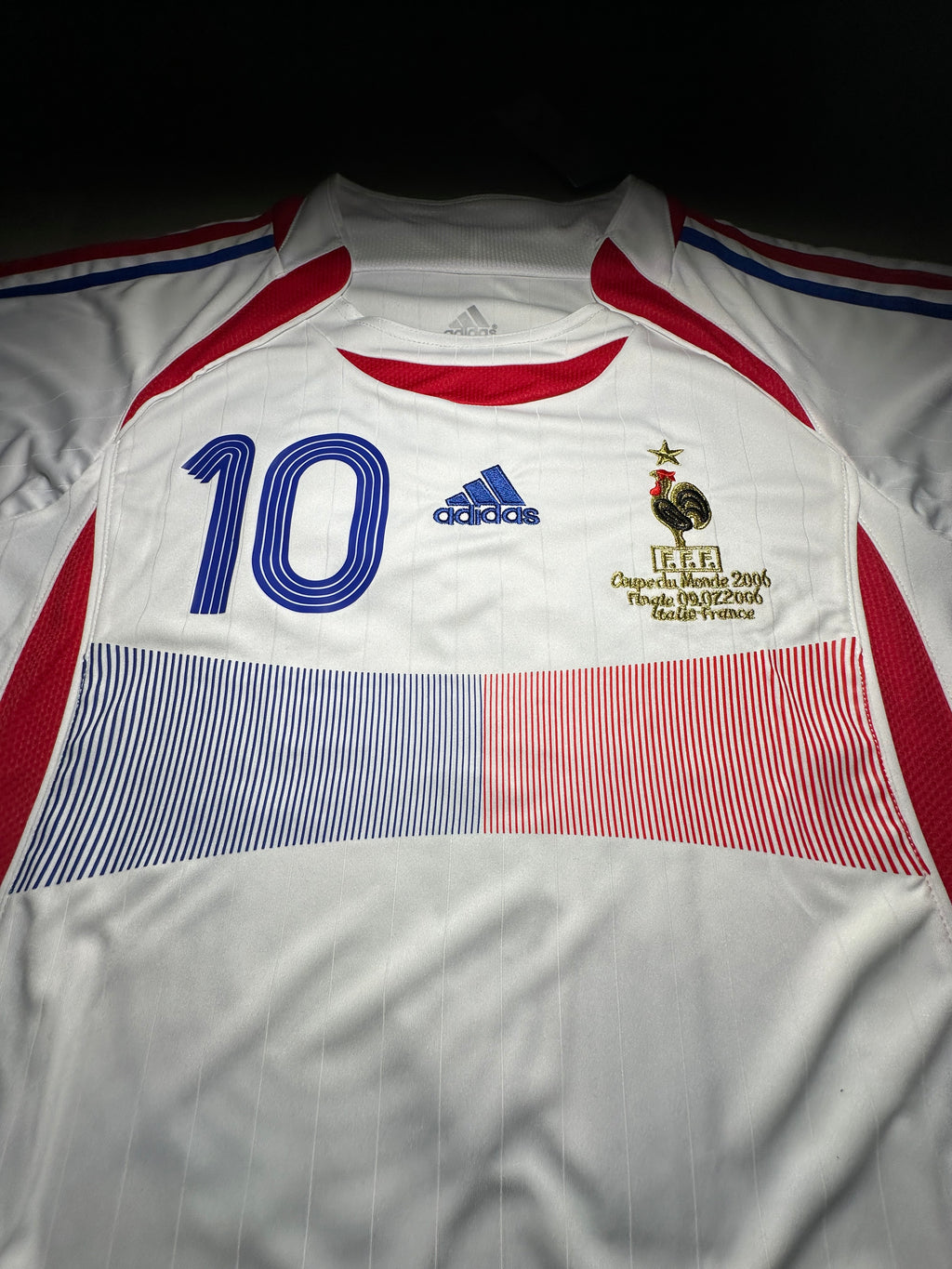 Zinedine Zidane #10 France 2006 World Cup Away Jersey – White