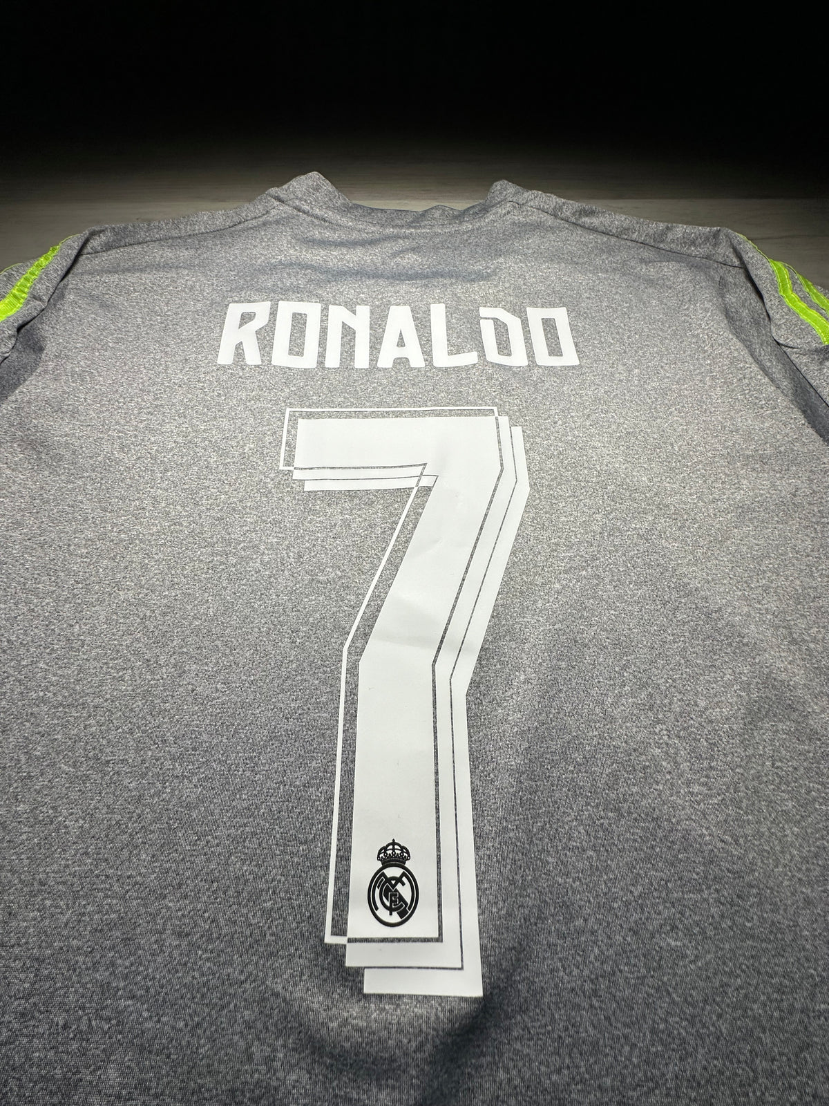 Cristiano Ronaldo #7 Real Madrid 2015/16 Third Jersey – Grey