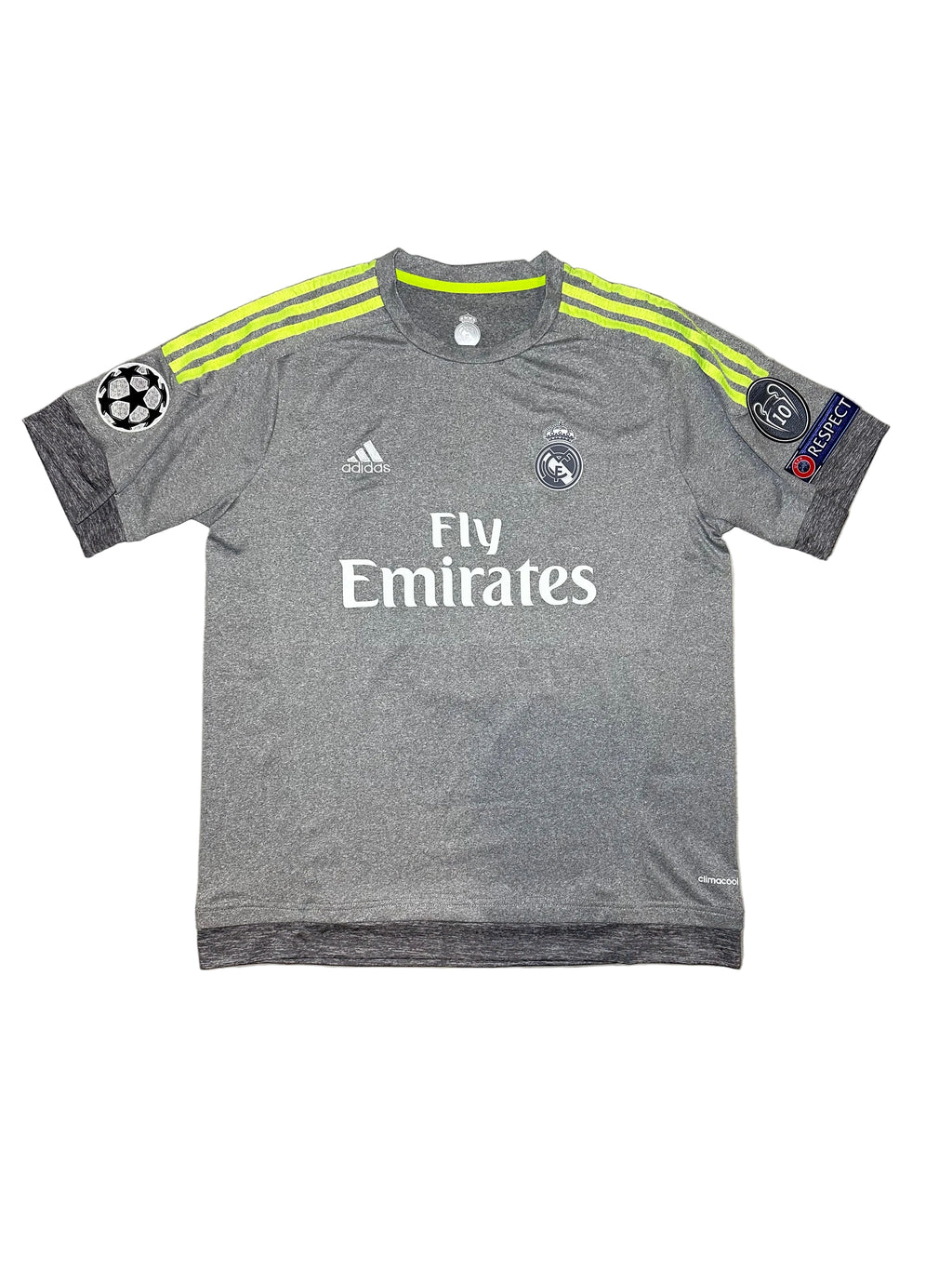 Cristiano Ronaldo #7 Real Madrid 2015/16 Third Jersey – Grey