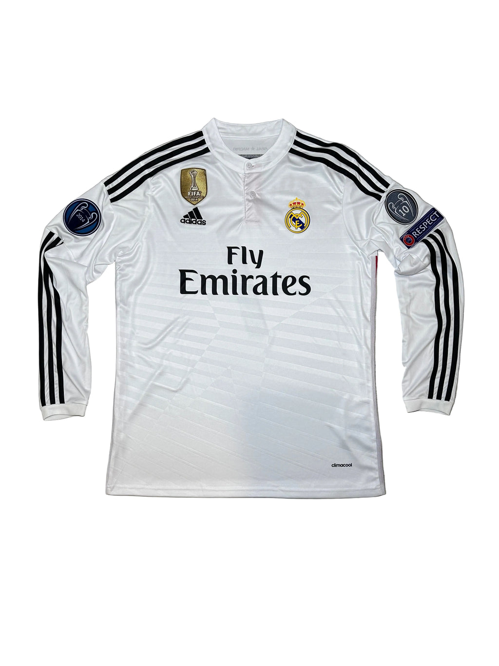 Cristiano Ronaldo #7 Real Madrid 2014/15 Home Long Sleeve Jersey