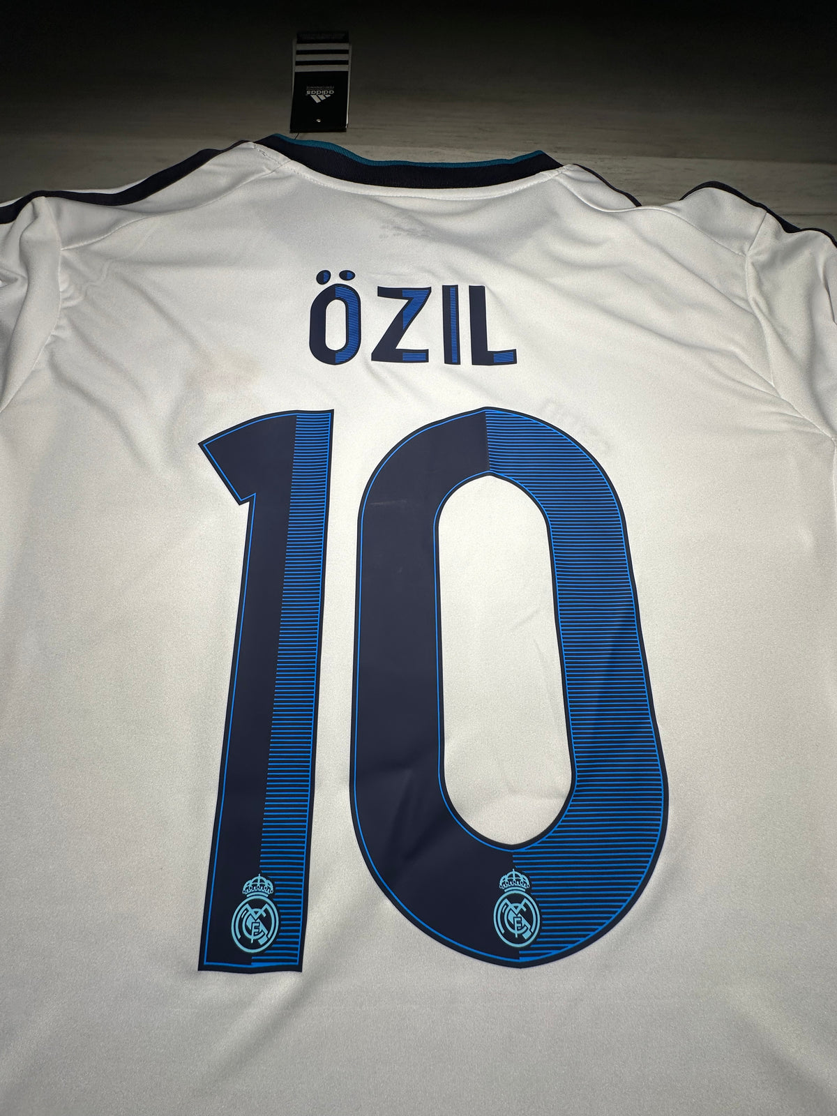 Mesut Özil #10 Real Madrid 2012/13 Home Long Sleeve Jersey