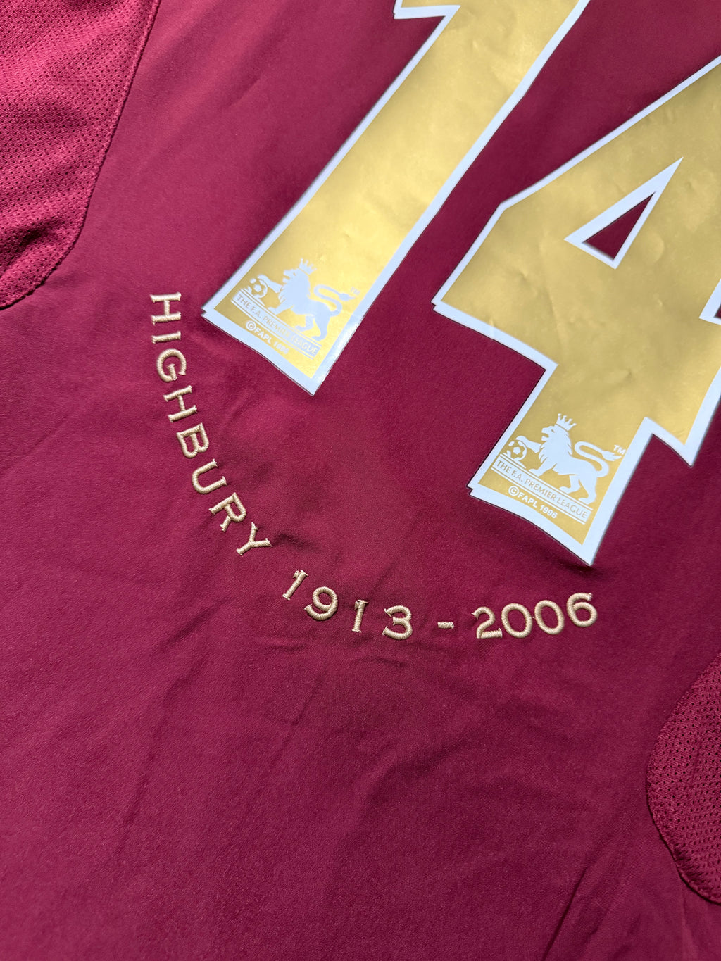 Arsenal Thierry Henry #14 2005–06 Highbury Farewell Jersey – Final Season Edition