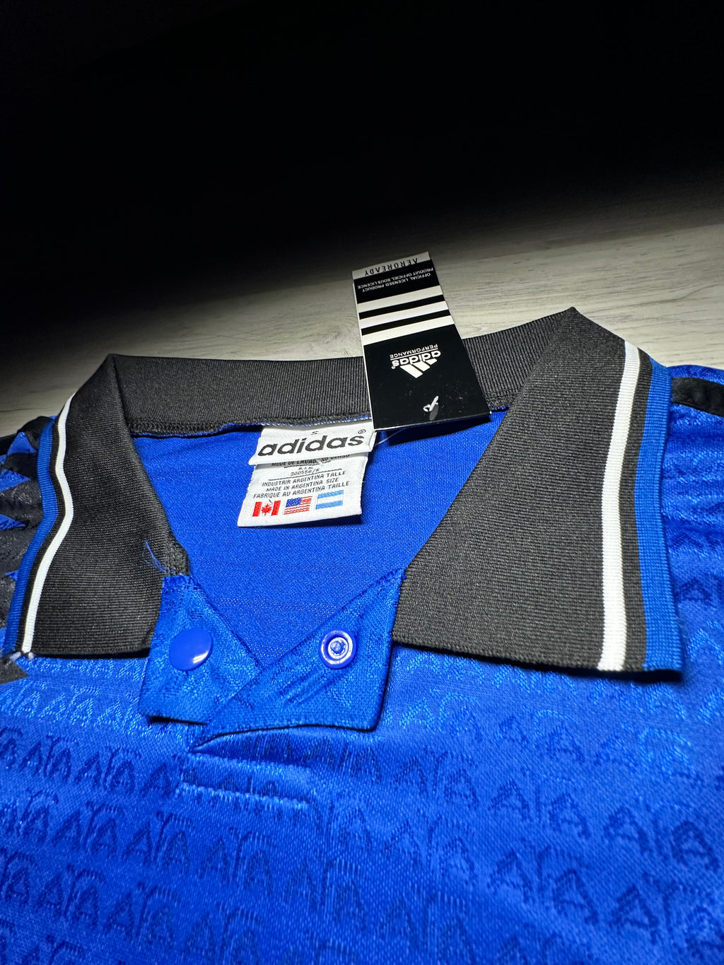 Diego Maradona Argentina 1994 #10 Away Jersey – Blue Retro Edition