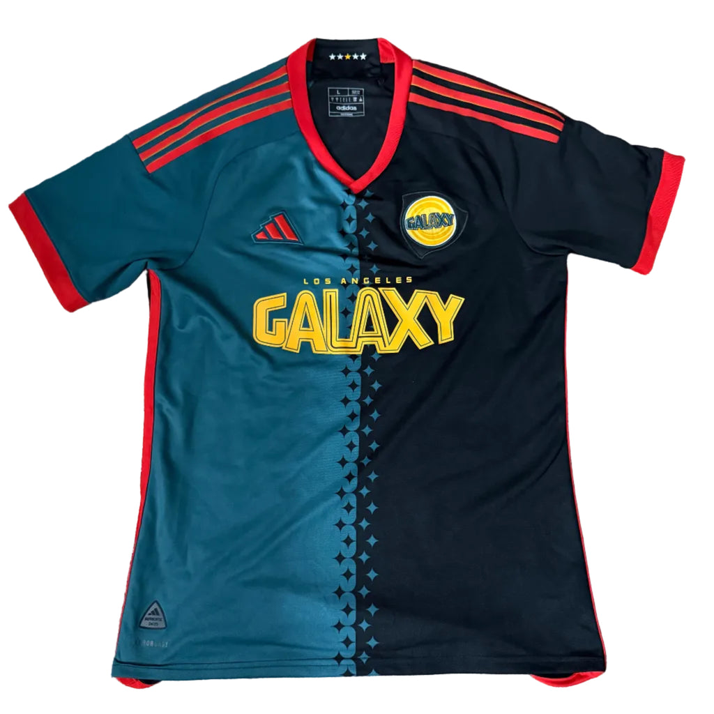 LA Galaxy Adidas Special Edition Black & Teal Jersey