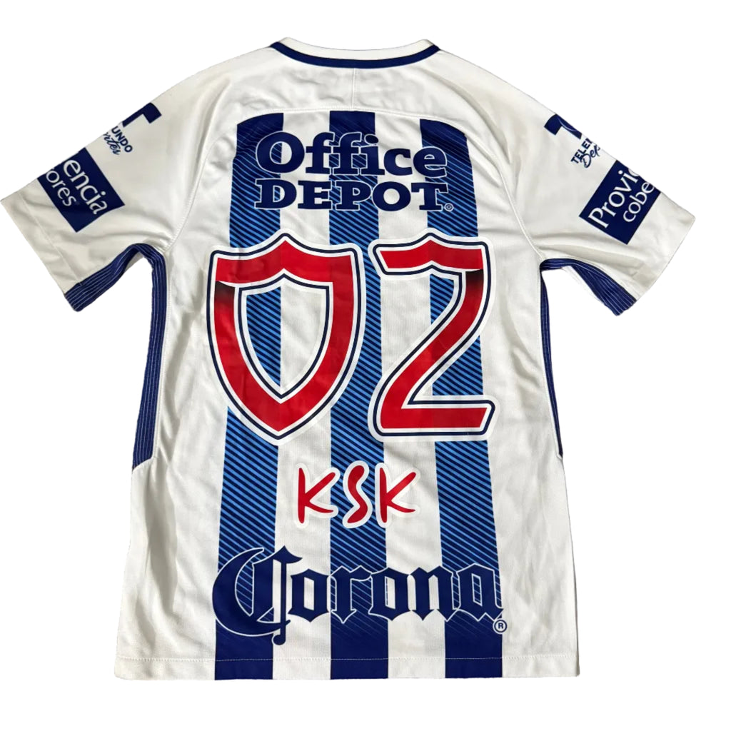 Pachuca CF Nike Home Jersey – Blue & White Striped OZ Special Edition