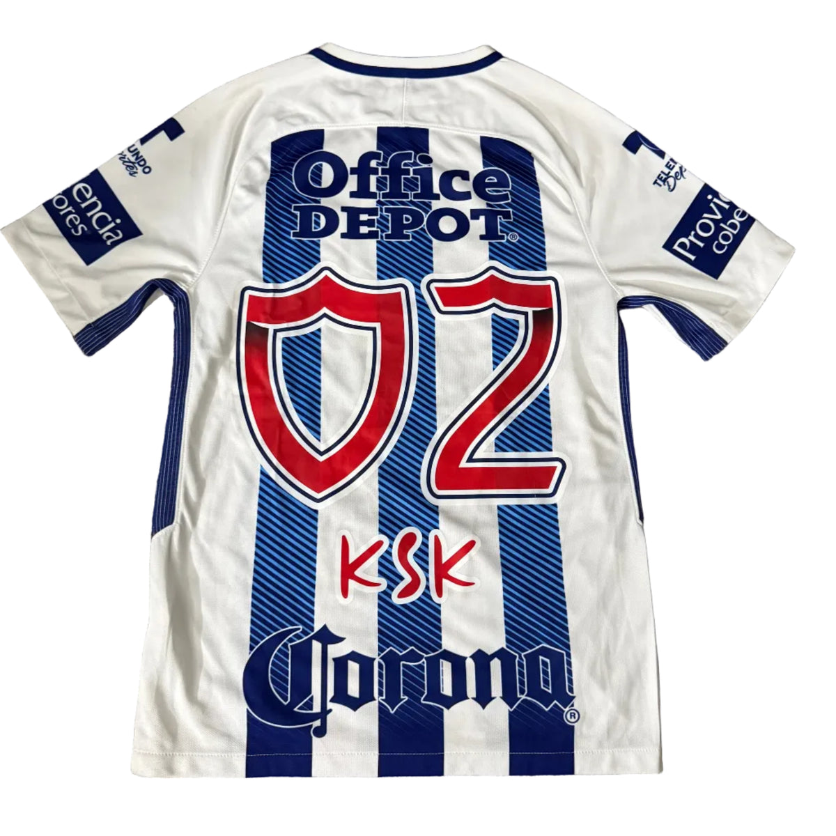 Pachuca CF Nike Home Jersey – Blue & White Striped OZ Special Edition