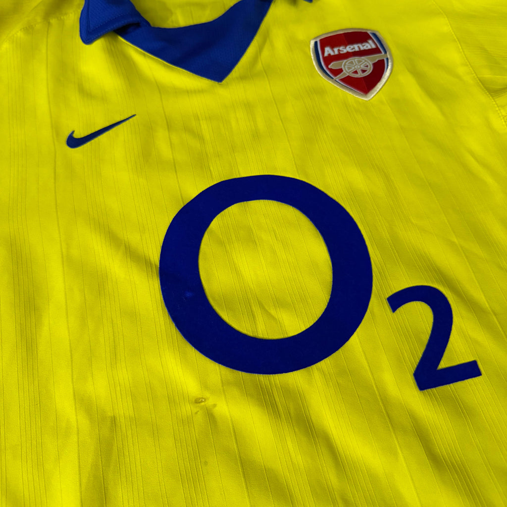 Arsenal 2005/06 Away Jersey – Thierry Henry #14 Yellow Nike Edition