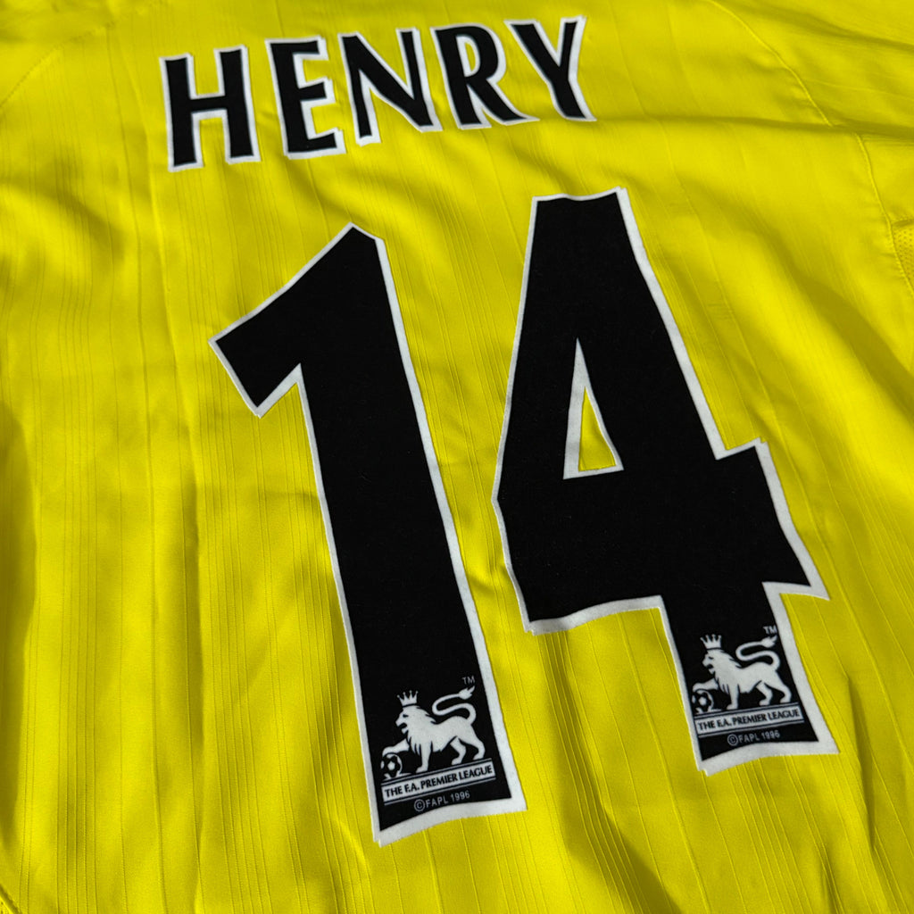 Arsenal 2005/06 Away Jersey – Thierry Henry #14 Yellow Nike Edition