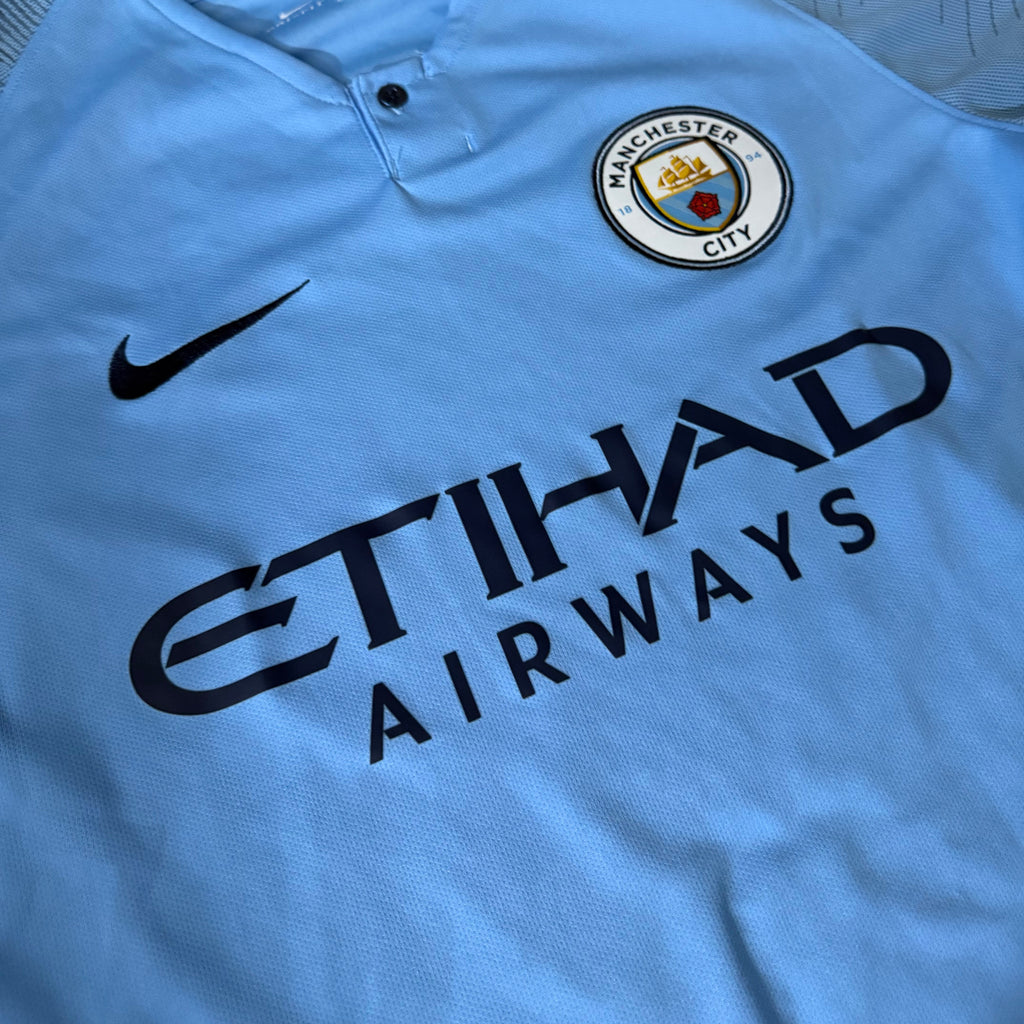 Manchester City 2018/19 Home Jersey – Sky Blue Nike Edition