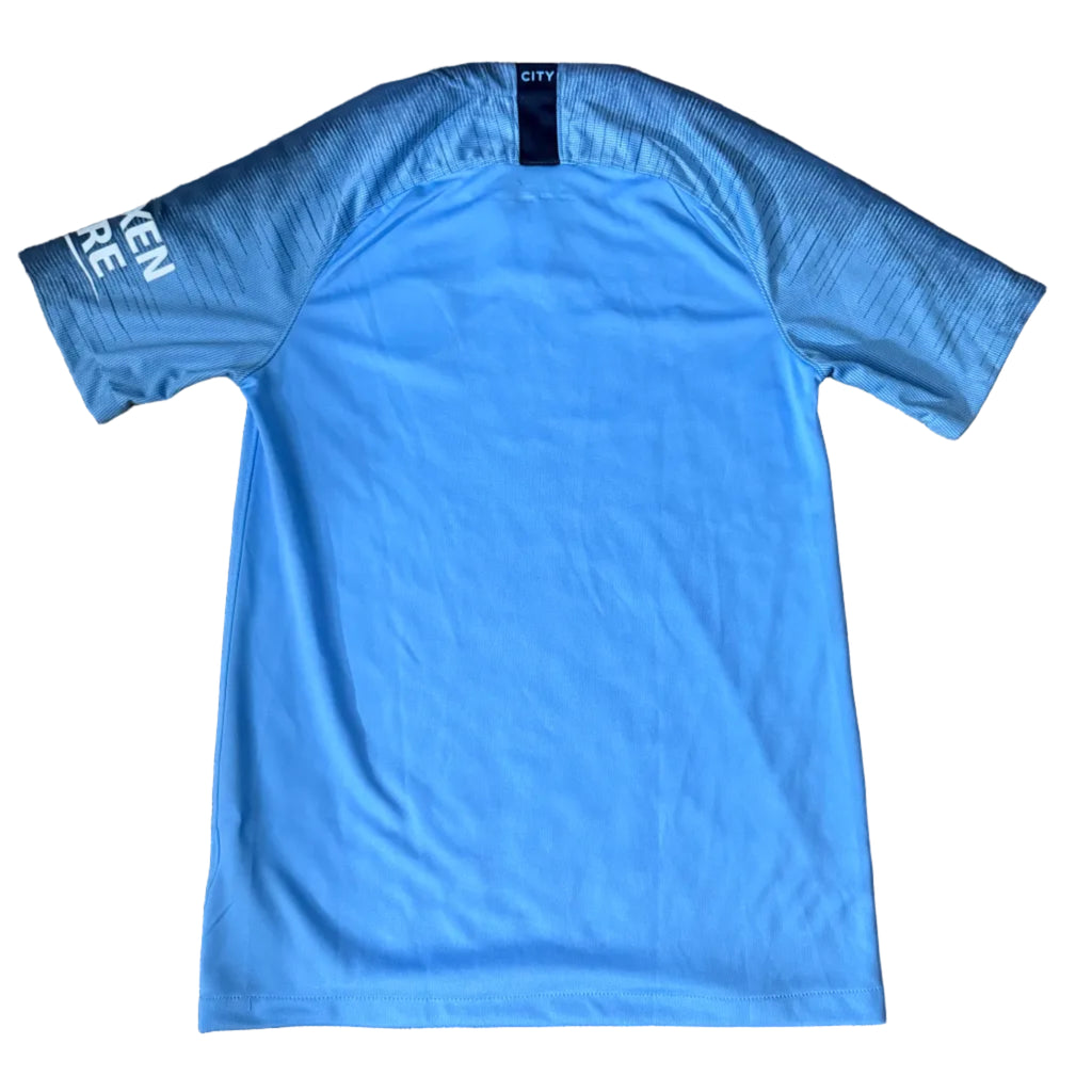 Manchester City 2018/19 Home Jersey – Sky Blue Nike Edition