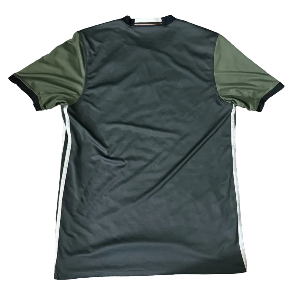 Germany 2016 Away Jersey – Dark Grey & Olive Green Retro Edition
