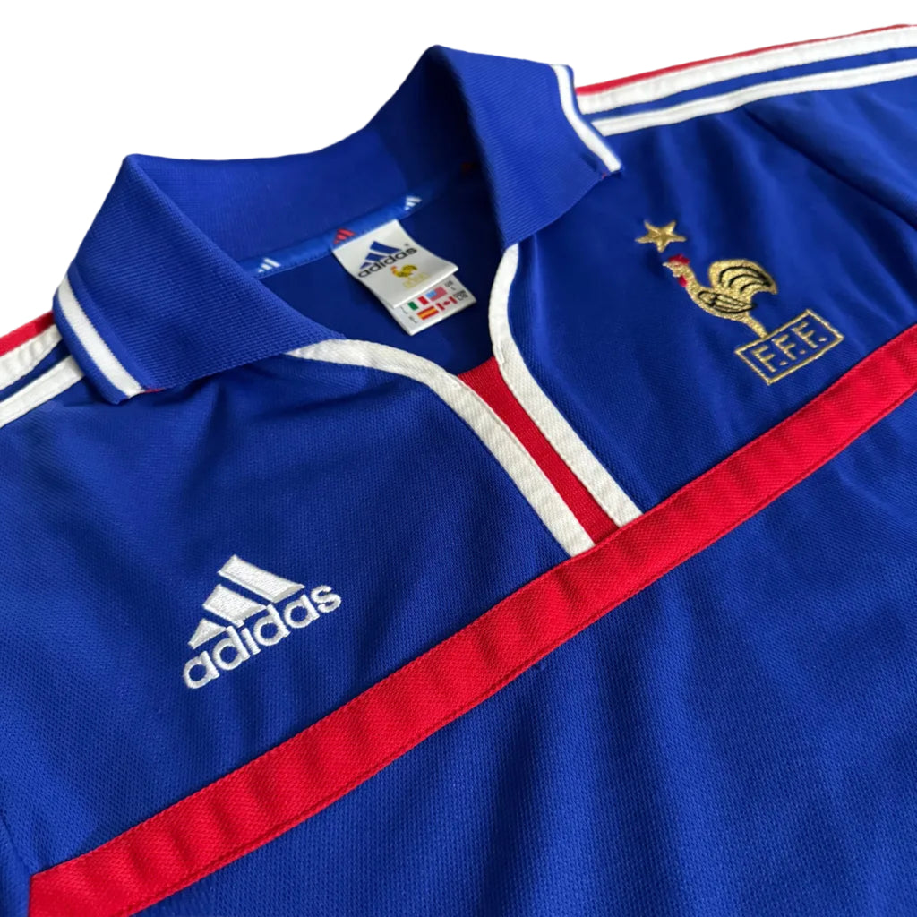 France National Team Adidas Retro Home Jersey – 2000s Royal Blue Edition