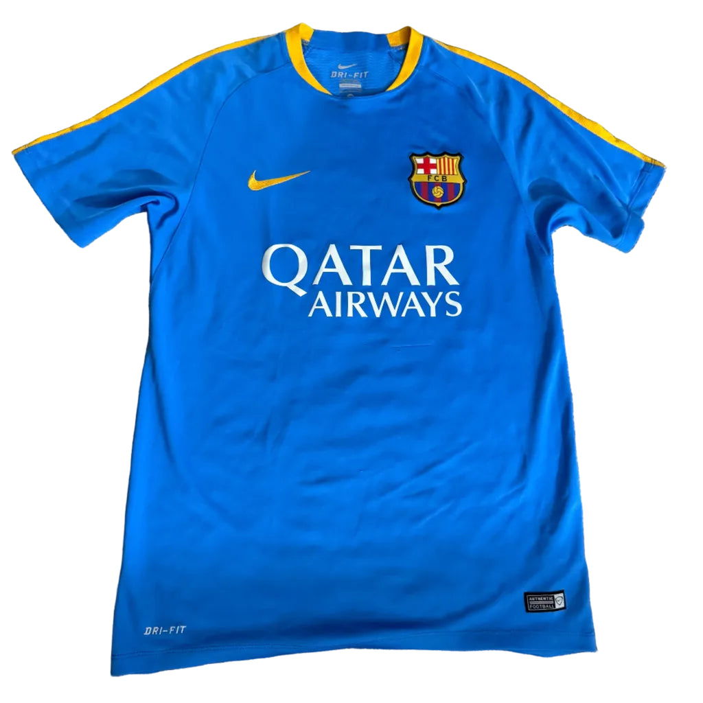 FC Barcelona 2015/16 Nike Training Jersey – Blue & Yellow Edition