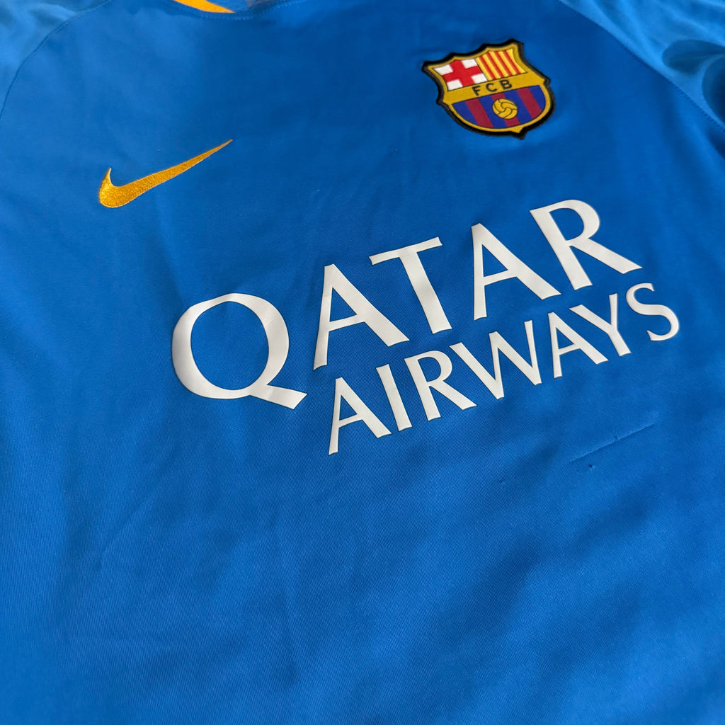 FC Barcelona 2015/16 Nike Training Jersey – Blue & Yellow Edition