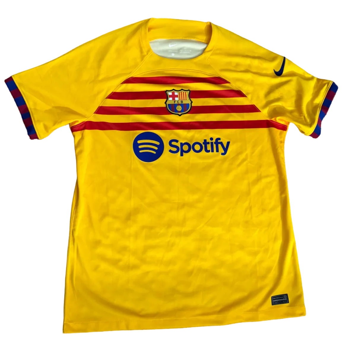FC Barcelona 2025/26 Away Jersey – Gavi #6 | Yellow Nike Edition